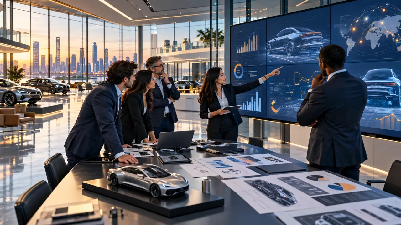 Un cabinet de conseil automobile relie stratégie, coûts et exécution