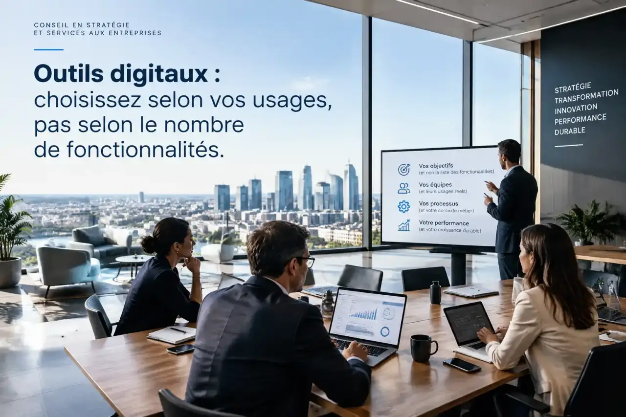 Outils digitaux : choisissez selon vos usages, pas selon le nombre de fonctionnalités