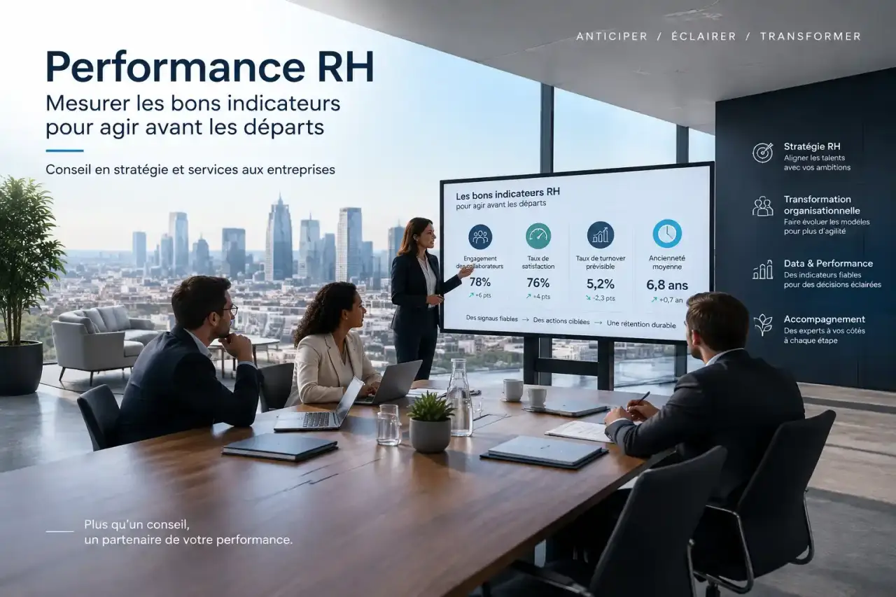 Performance RH : mesurer les bons indicateurs pour agir avant les départs